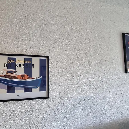 Face Au Port - Vue - Jardin - Wifi - Menage - 4 Pers 公寓 阿卡雄