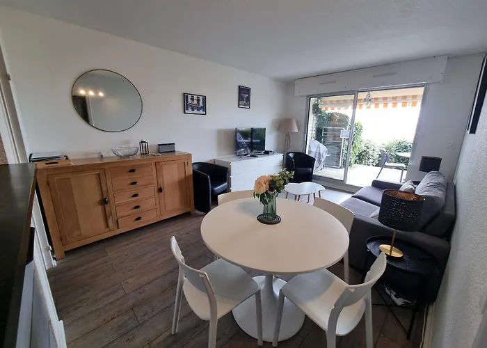 아파트 Face Au Port - Vue - Jardin - Wifi - Menage - 4 Pers 아르카숑